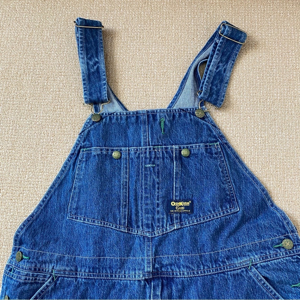 OshKosh Vestback Denim Overalls W38 L34 - Picture 4 of 13